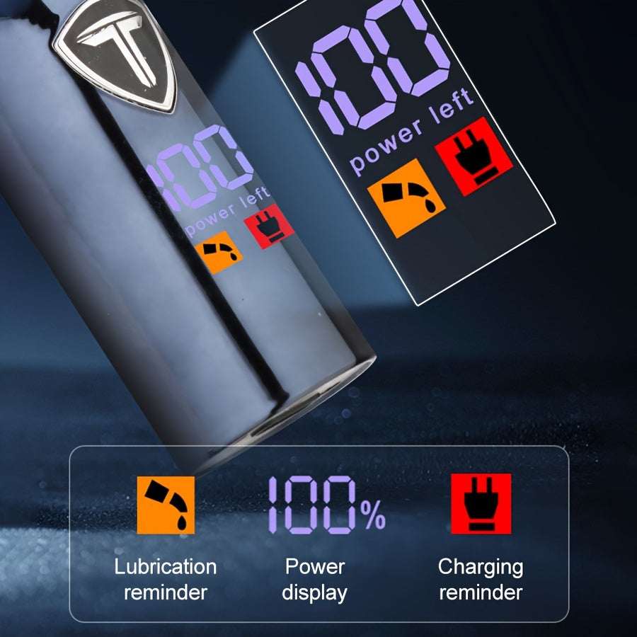 Men's 5-in-1 Body Hair Trimmer with Ceramic Blade USB Rechargeable Grooming Kit