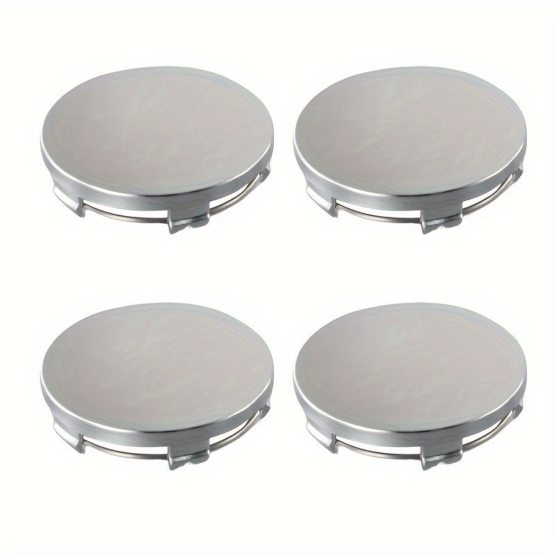 4PCS 60mm Car Wheel Center Hub Cap Badge Covers for Universal Vehicles