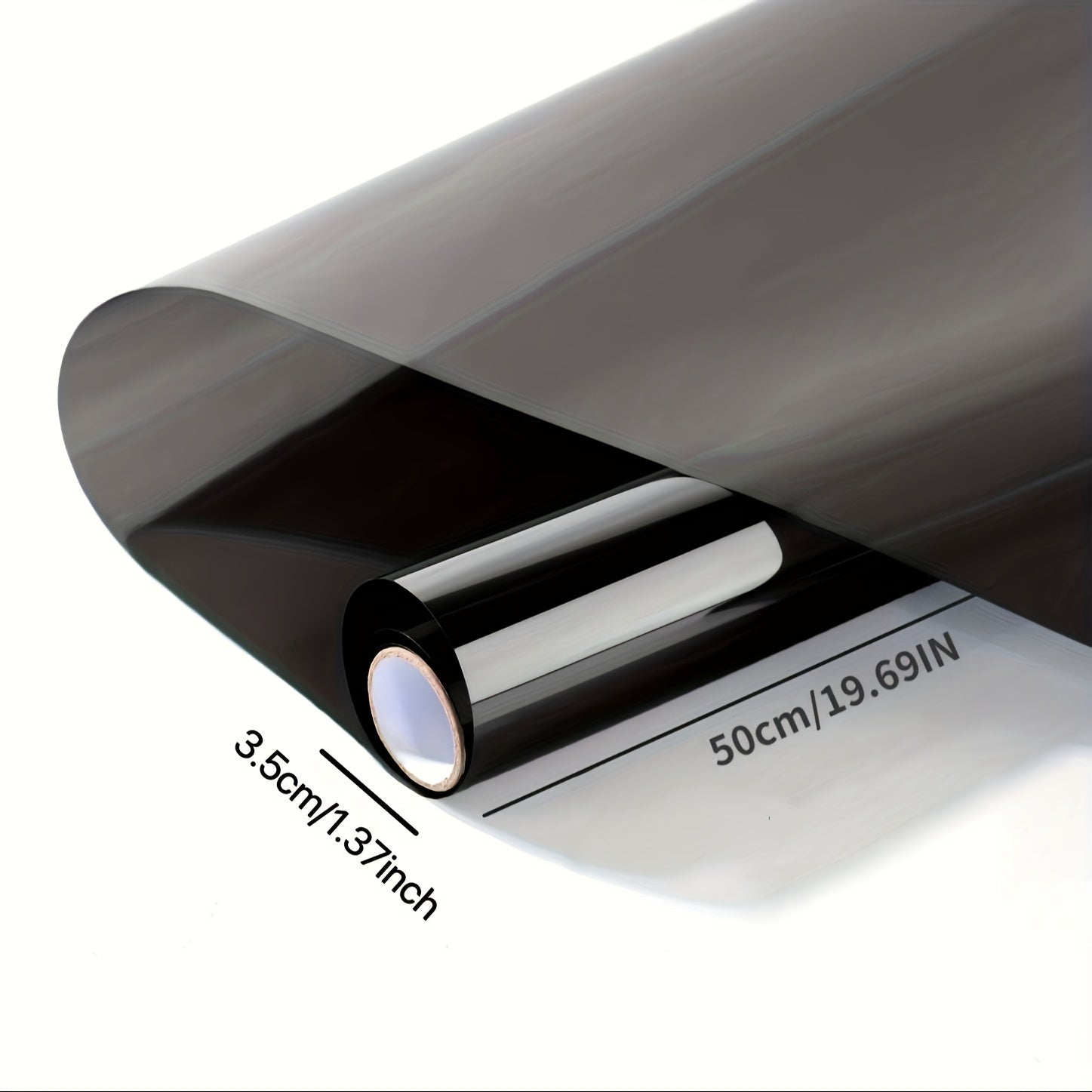 4 Pack Sunshade Window Film Heat Insulation UV Blocking Privacy Glass Stickers