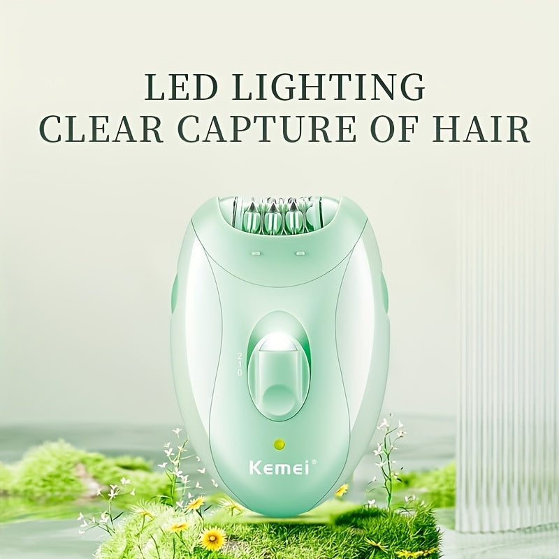 Six-Piece Rechargeable Hair Removal Kit with Shaver Facial & Bikini Trimmer