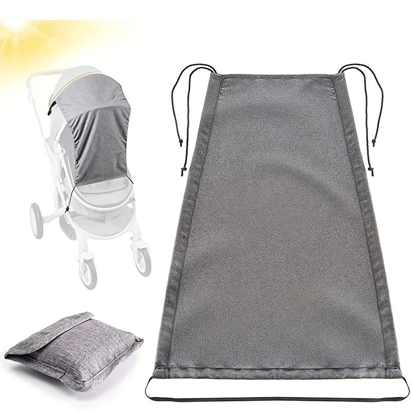 Linen Stroller Sunshade for 14+ Age Group Portable UV Protection