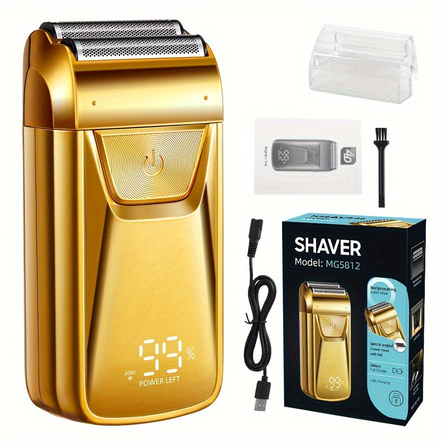 Rechargeable electric foil shaver for men ideal for Father's Day