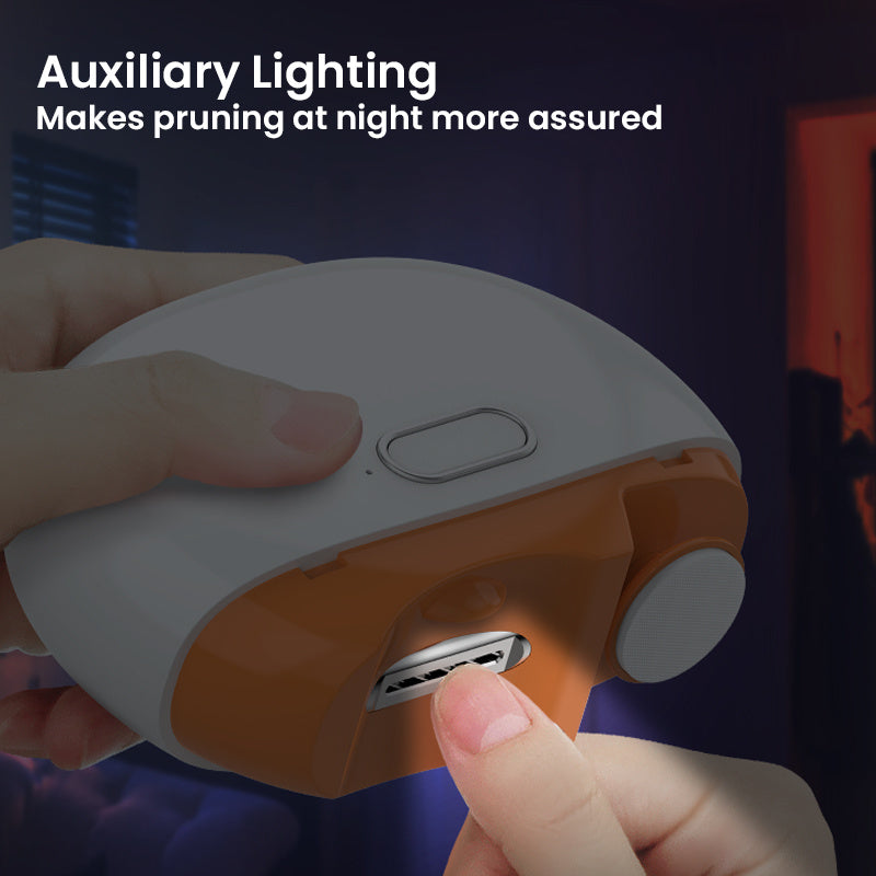 Ikkita tezlikni sozlash, LED chiroq va chang yig'uvchi bilan jihozlangan jim elektr tirnoq kesgichlari. Uyda va sayohatda foydalanish uchun mos, mukammal sovg'a tanlovi.