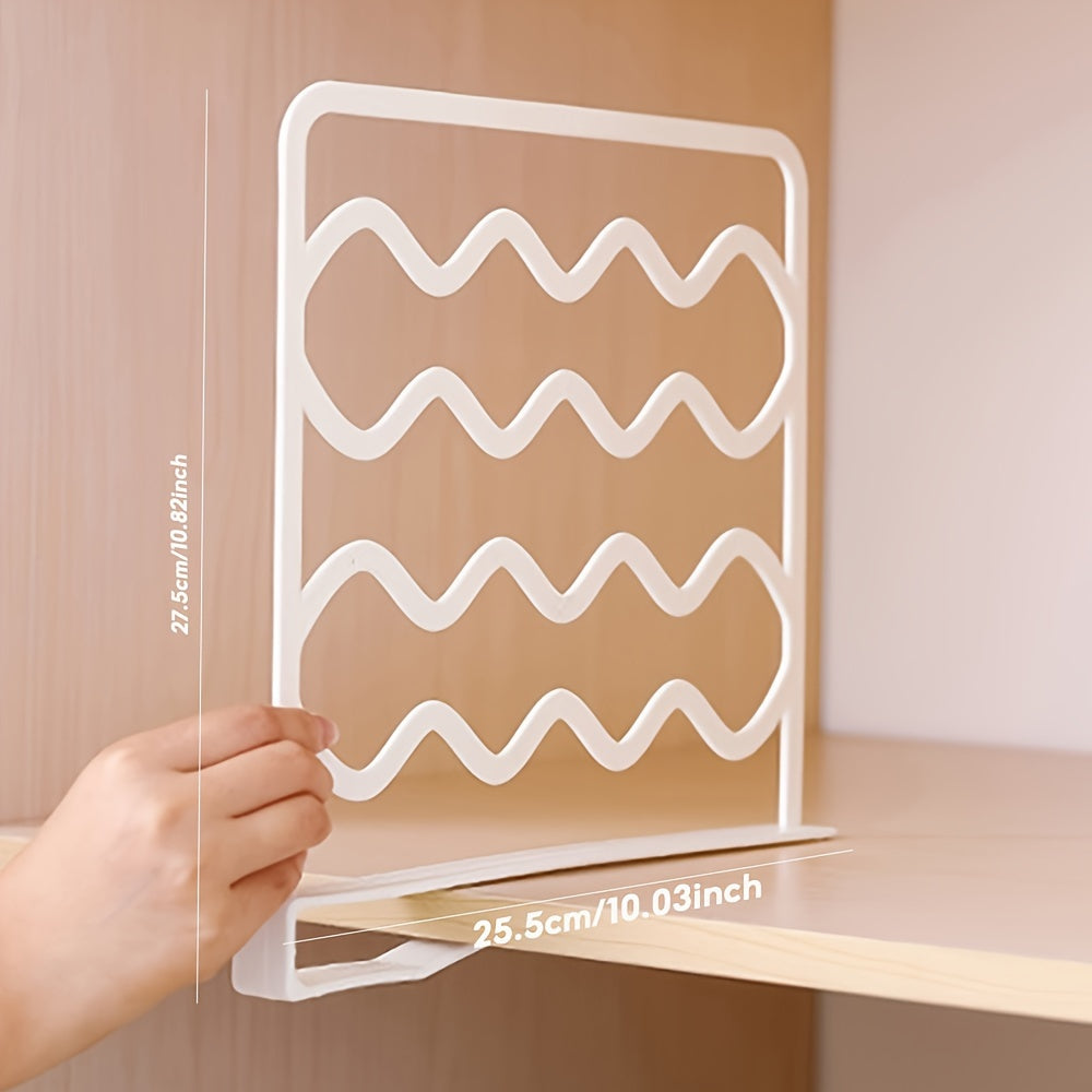 Wardrobe Organizer with Shelves Cabinets and Divider for Clothes Storage