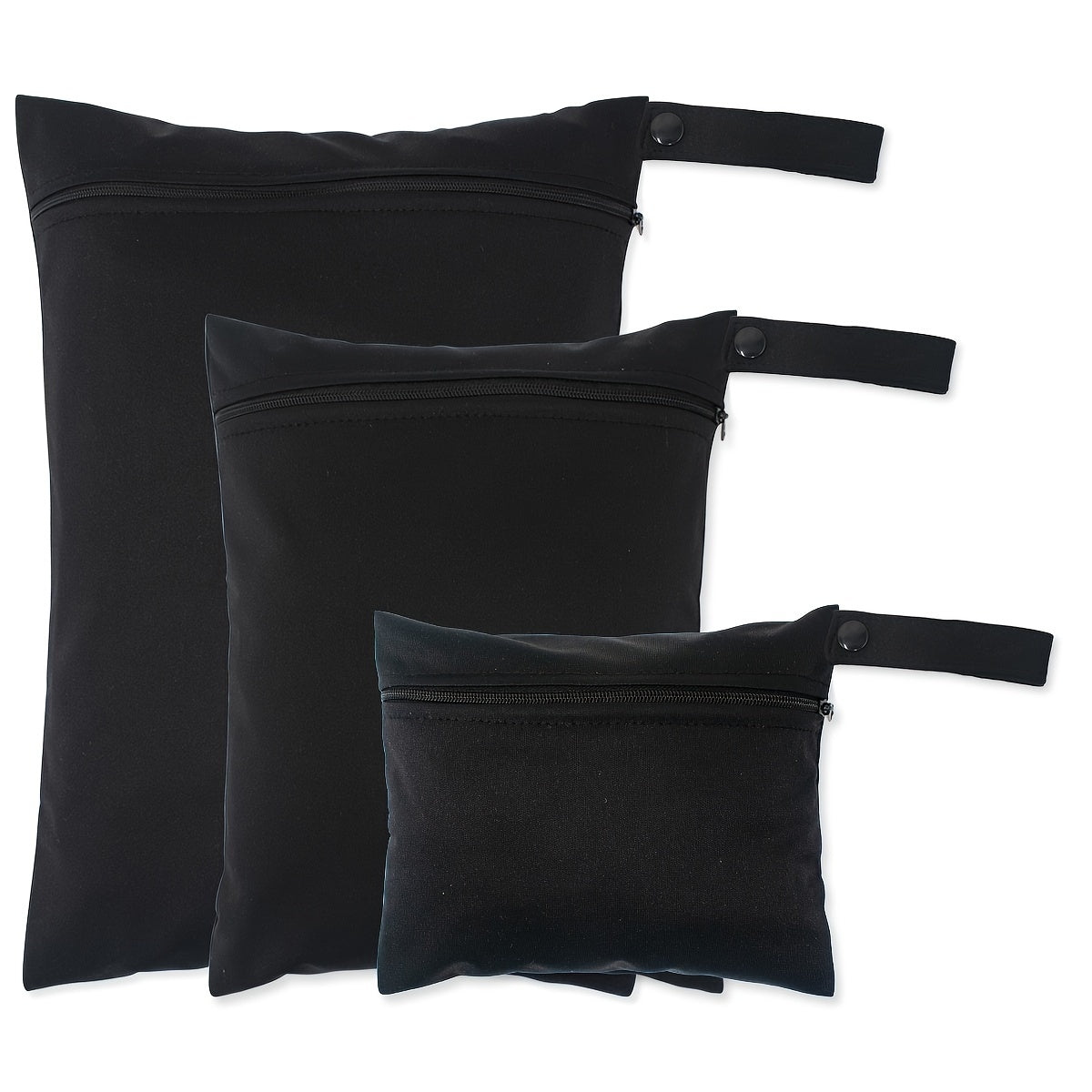 Diaper Bag Set Waterproof Reusable Wet Dry Bags with Zipper Pockets for Cloth Diapers Travel