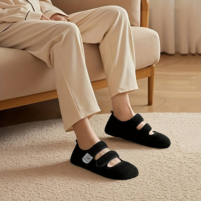 Женские легкие обувь на мягкой резиновой подошве для помещений и улицы, нескользящая