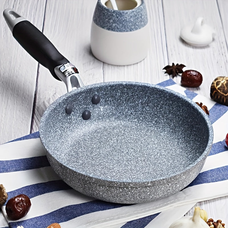 Home Frying Pan Set turli o'lchamdagi Non-Stick qozonlarni o'z ichiga oladi (28sm, 26sm, 24sm va 20sm) Induksion pechlar, gaz pechlari va boshqa joylarda foydalanish uchun mos. Pancaklar, tuxumlar va turli xil taomlarni tayyorlash uchun mukammal.