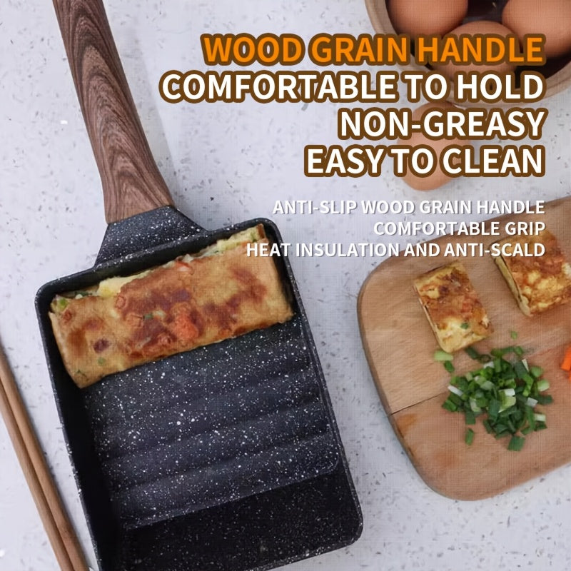 Toʻgʻri burchakli yopilmaydigan qattiq temir skilet tuxum, pancake, pastırma va bifshteks uchun 10 dyuym