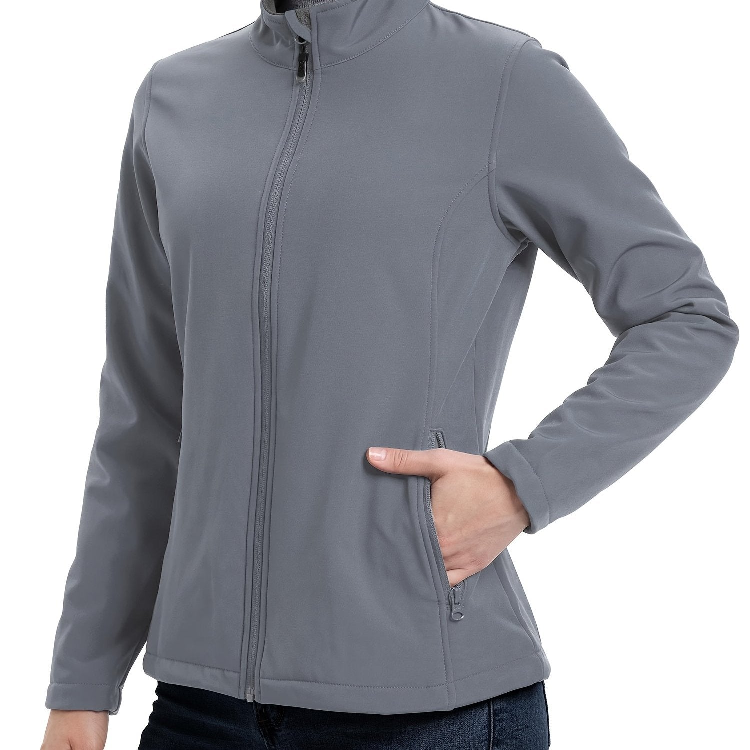 Women's Lightweight Windproof Soft Jacket Plus Size Lined Running Golf Hiking