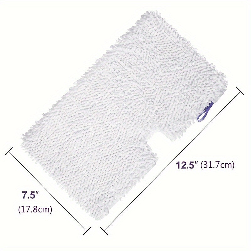 Four Pack Microfiber Replacement Pads for Steam Mops, Washable, Durable