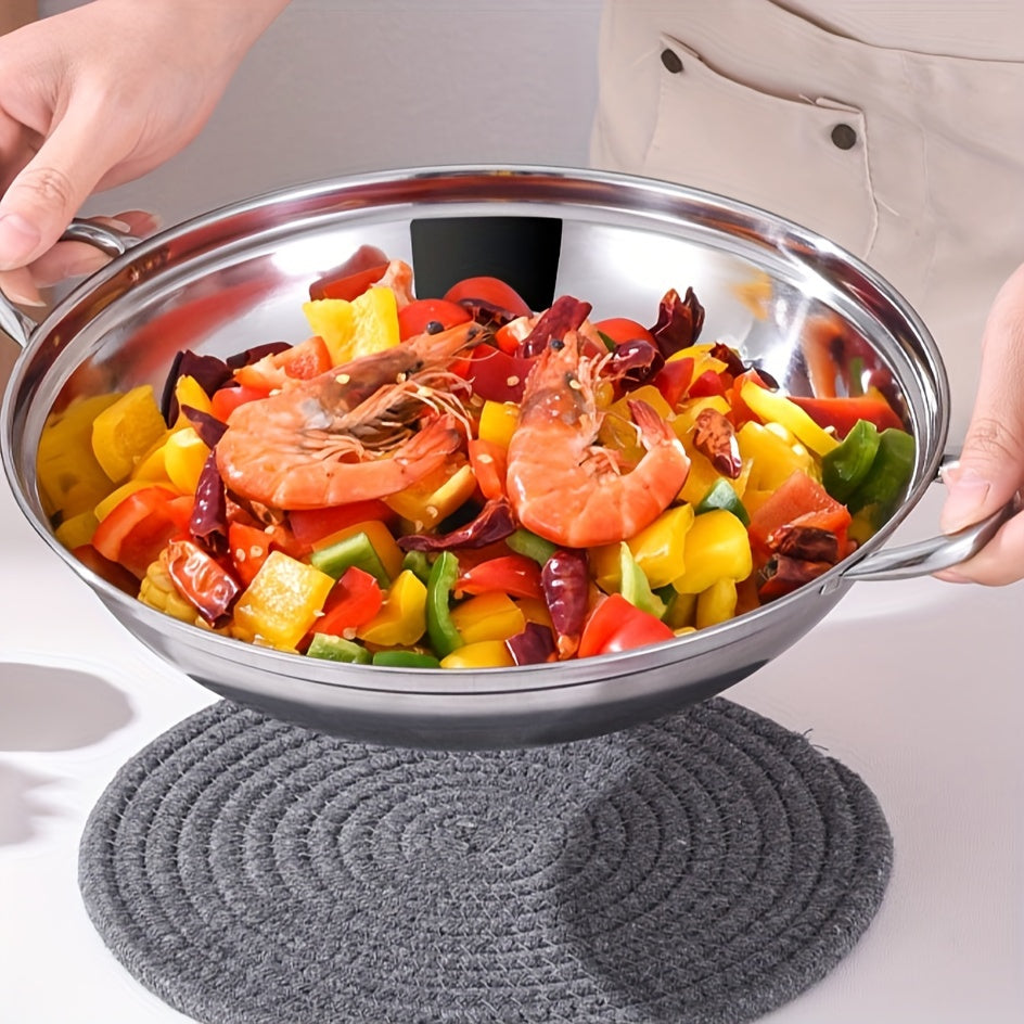 Stainless Steel Hot Pot and Sauté Pan Set, Durable, Versatile Cooking Tools