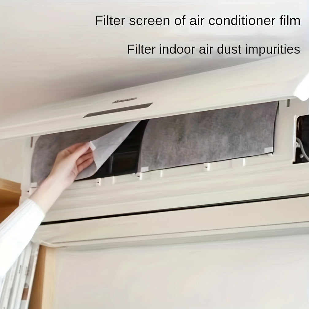 Set of 2 Dustproof Hanging Air Conditioner Filter Mats for Clean Home