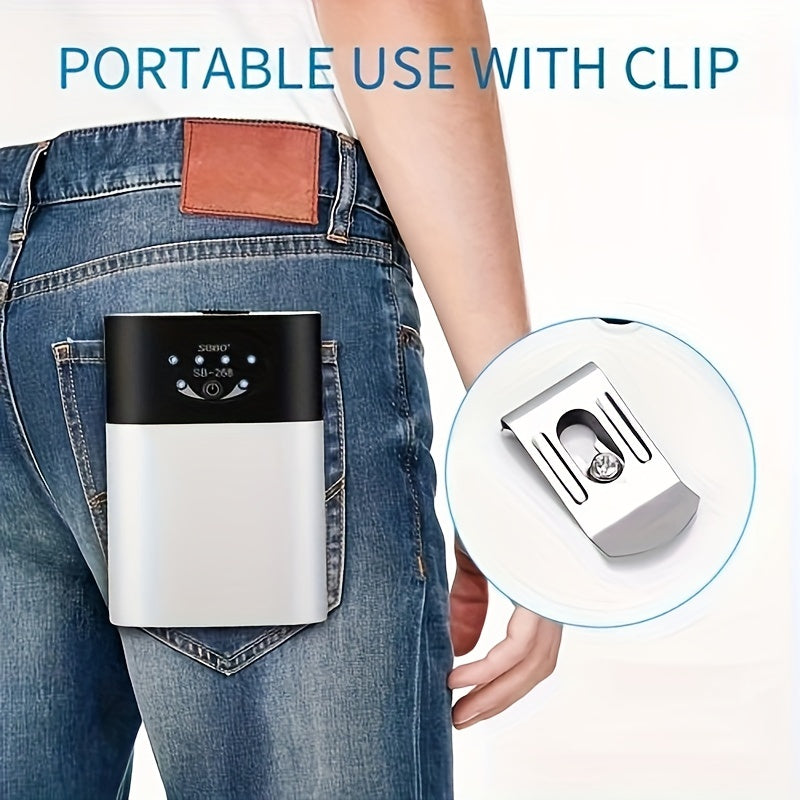 Rechargeable Fish Tank Air Pump with USB and Battery Power Semi-Automatic Aquarium Aerator