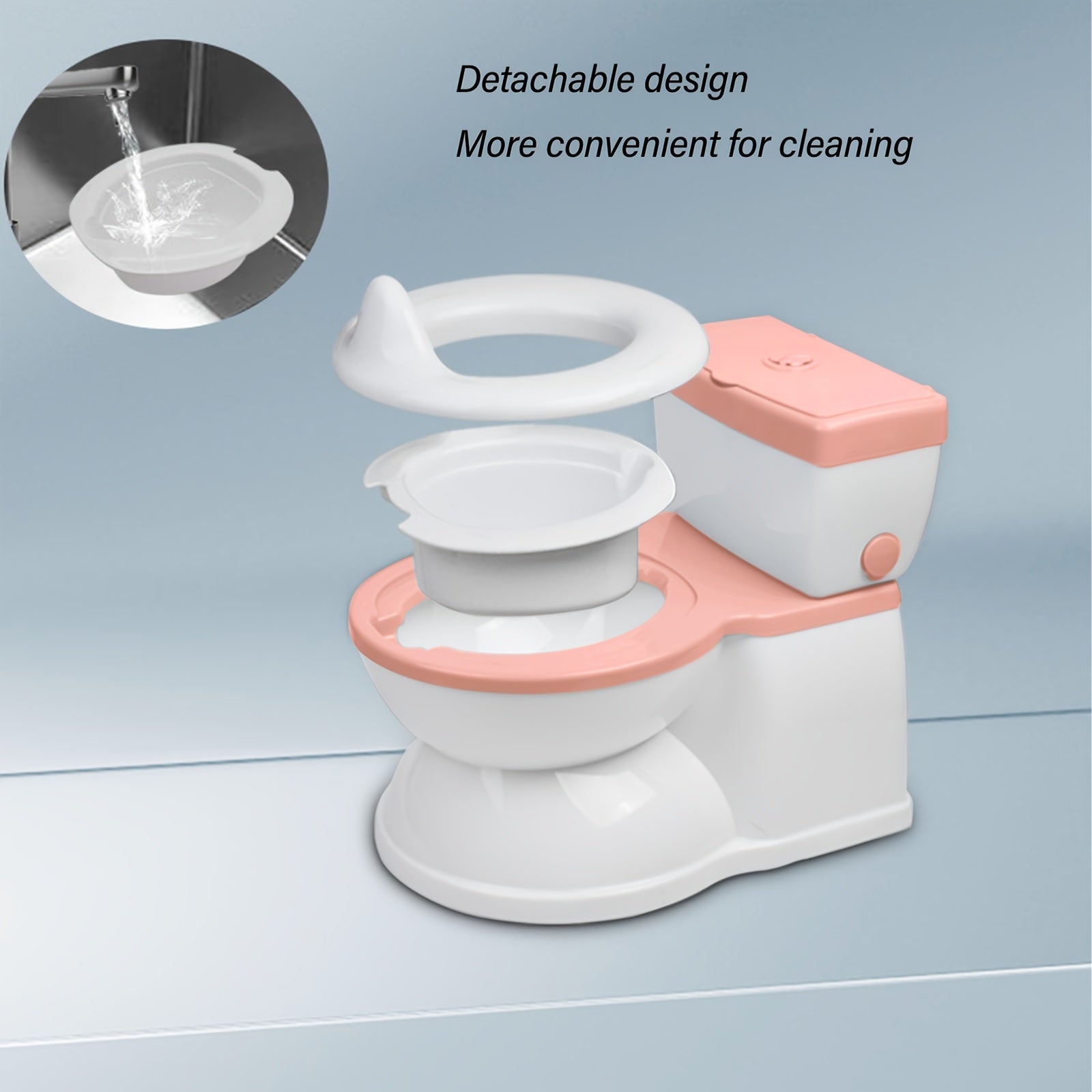 Kids Potty Training Seat Dinosaur Theme with Training Chart and Stickers