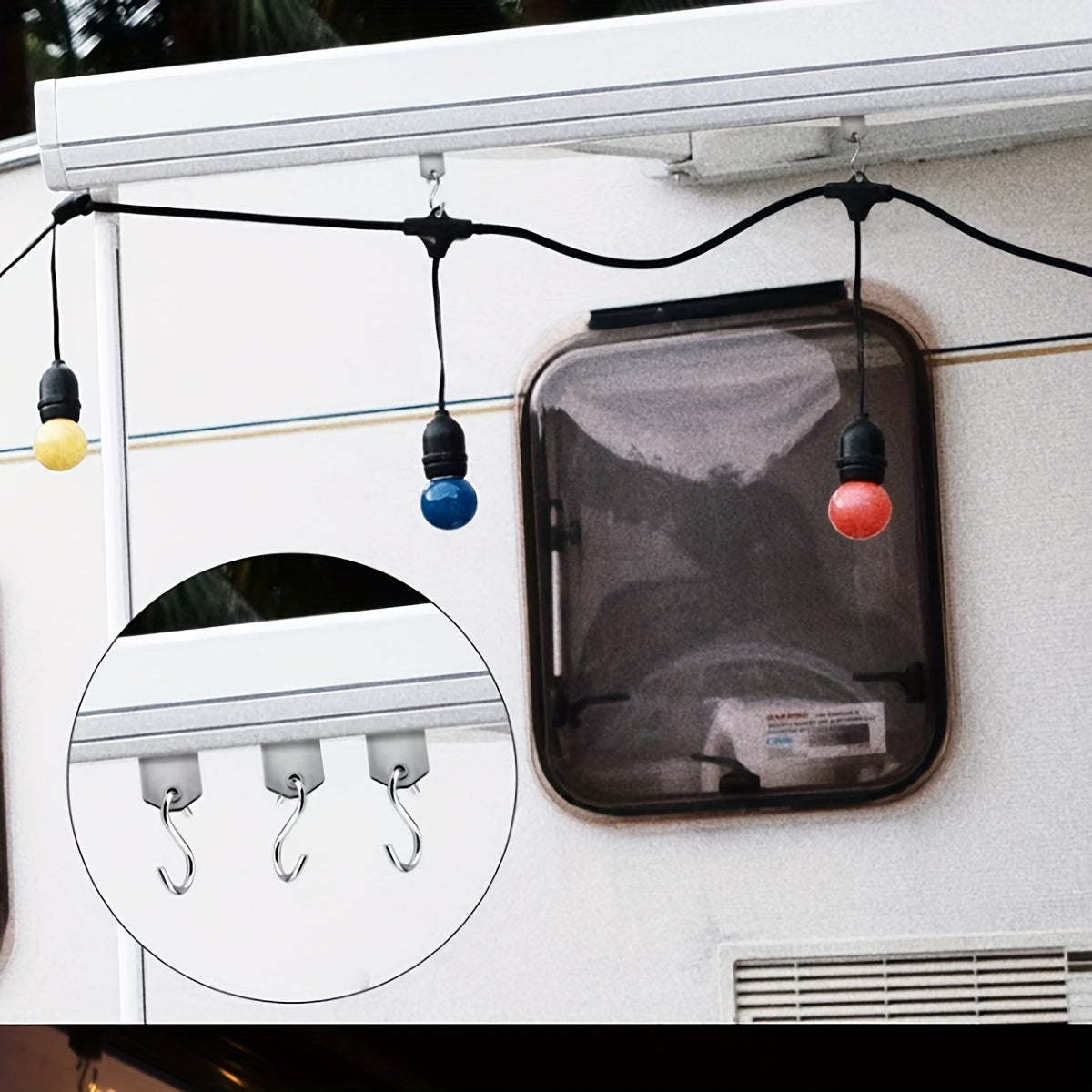 8 to'plam RV quyosh nurlari uchun qulfni siljitish uchun qulf aksessuarlari