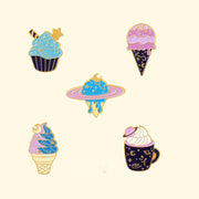 Ice Cream Cone Shape Alloy Brooch Cartoon Jewelry Cute Accessory