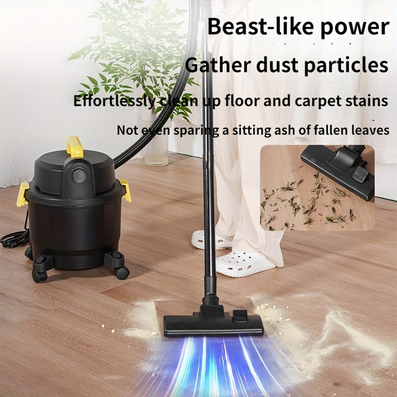 Домашний влажно-сухой пылесос с емкостью 4 галлона сочетает в себе мощное всасывание и функции мытья для быстрого сбора шерсти домашних животных, кошачьего наполнителя, мусора и пыли.