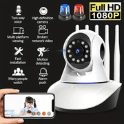 1080P HD WiFi Indoor Security Camera with PTZ Night Vision Two-Way Audio Smart Home System