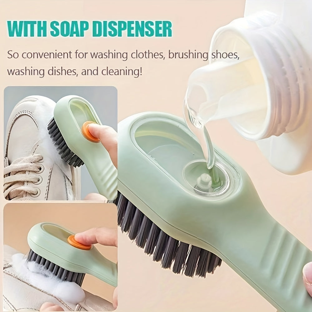 Versatile Reusable Cleaning Brush for Shoes Clothes Bathroom Scrubbing