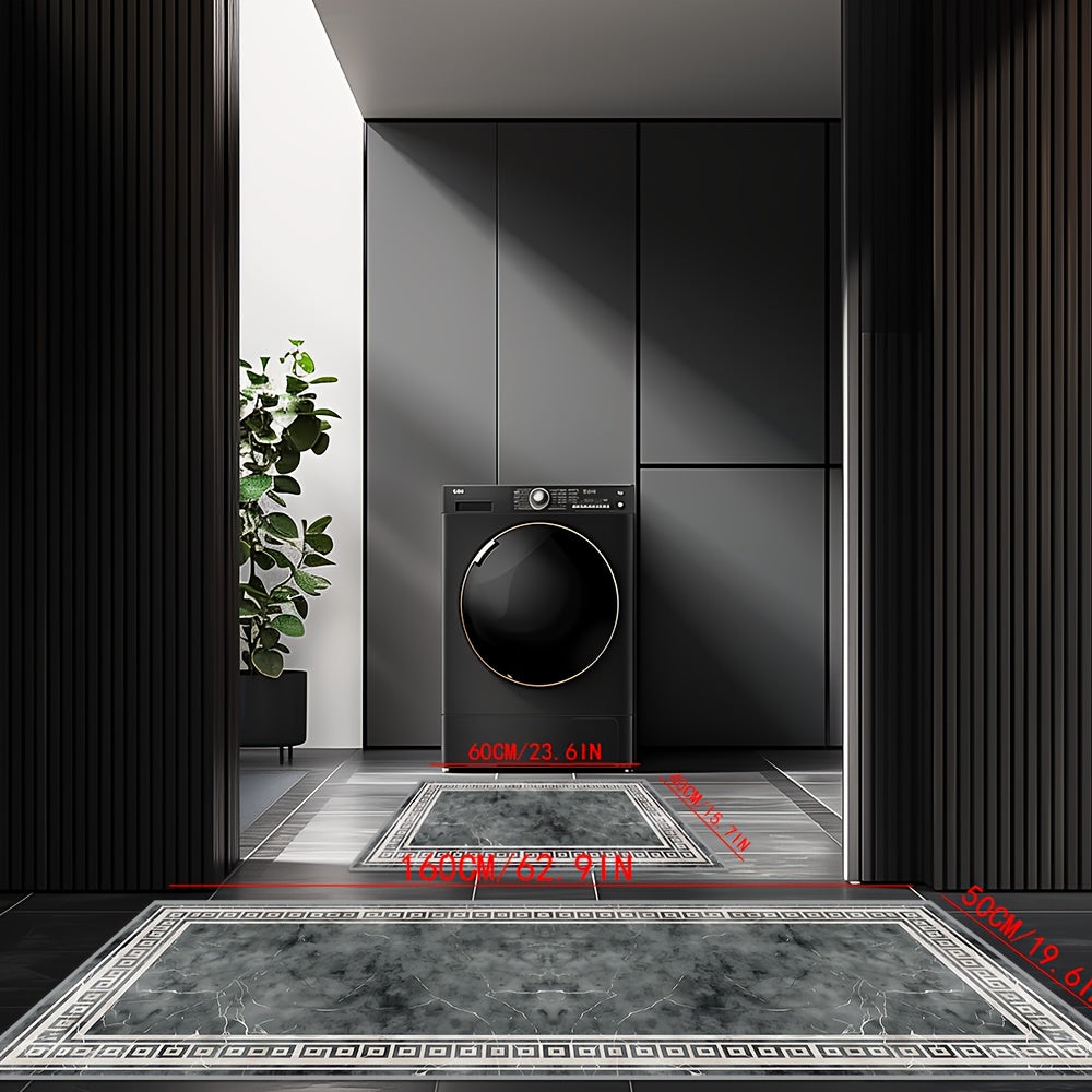 Yoʻqolmaydigan, sirgʻalmas polyester koridorlar va hammomlar uchun mato mato mato