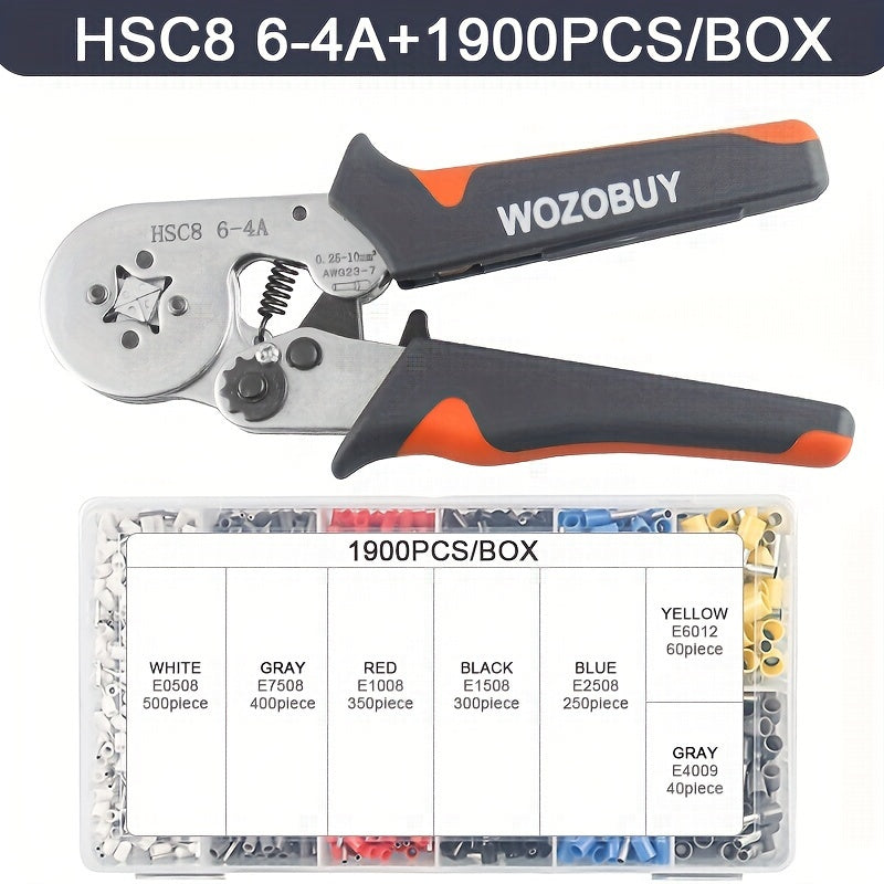 Crimping Tool for Ferrule Sleeves with Carbon Steel Handles