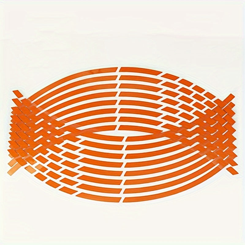 Yorug‘lik qaytaruvchi velosiped g‘ildirak stikerlari, suv o'tkazmaydigan rim lentalari, 17 va 18 dyuymli mototsikllar, avtomobillar uchun