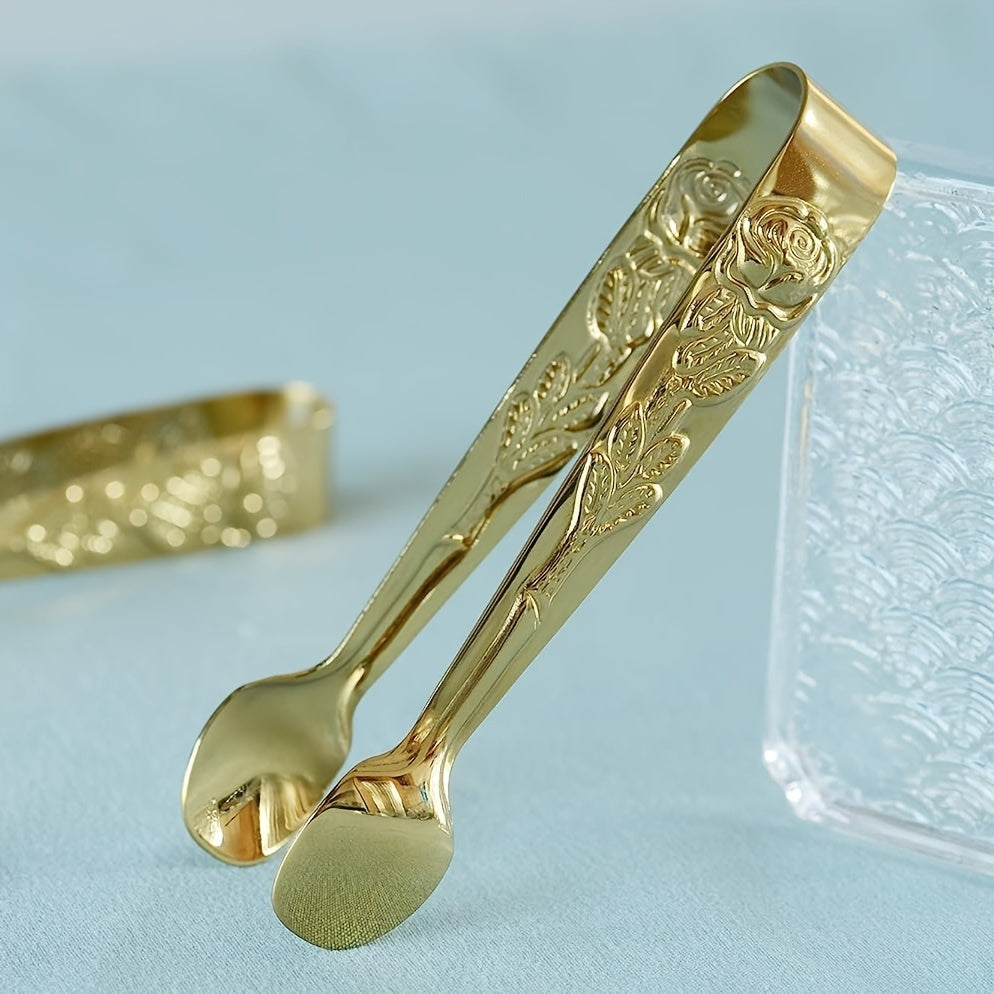 Мини-кусачки из нержавеющей стали для сахарных кубиков и льда, набор из 2 штук, для чайных вечеринок и десертов