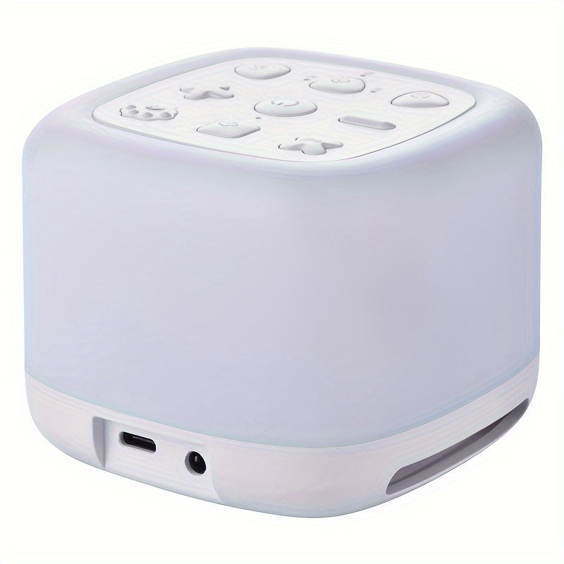 Rechargeable Portable Sleep Sound Machine with 7 Colors Night Light and 40 Soothing Sounds