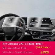 2шт Защитное стекло для автомобильного GPS-экрана, закаленное стекло против царапин для ЖК-дисплеев