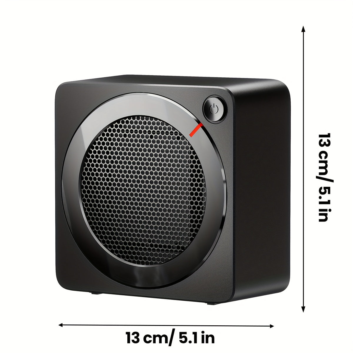 Мини-электрический нагреватель из керамики, квадратный настольный обогреватель, защита от перегрева