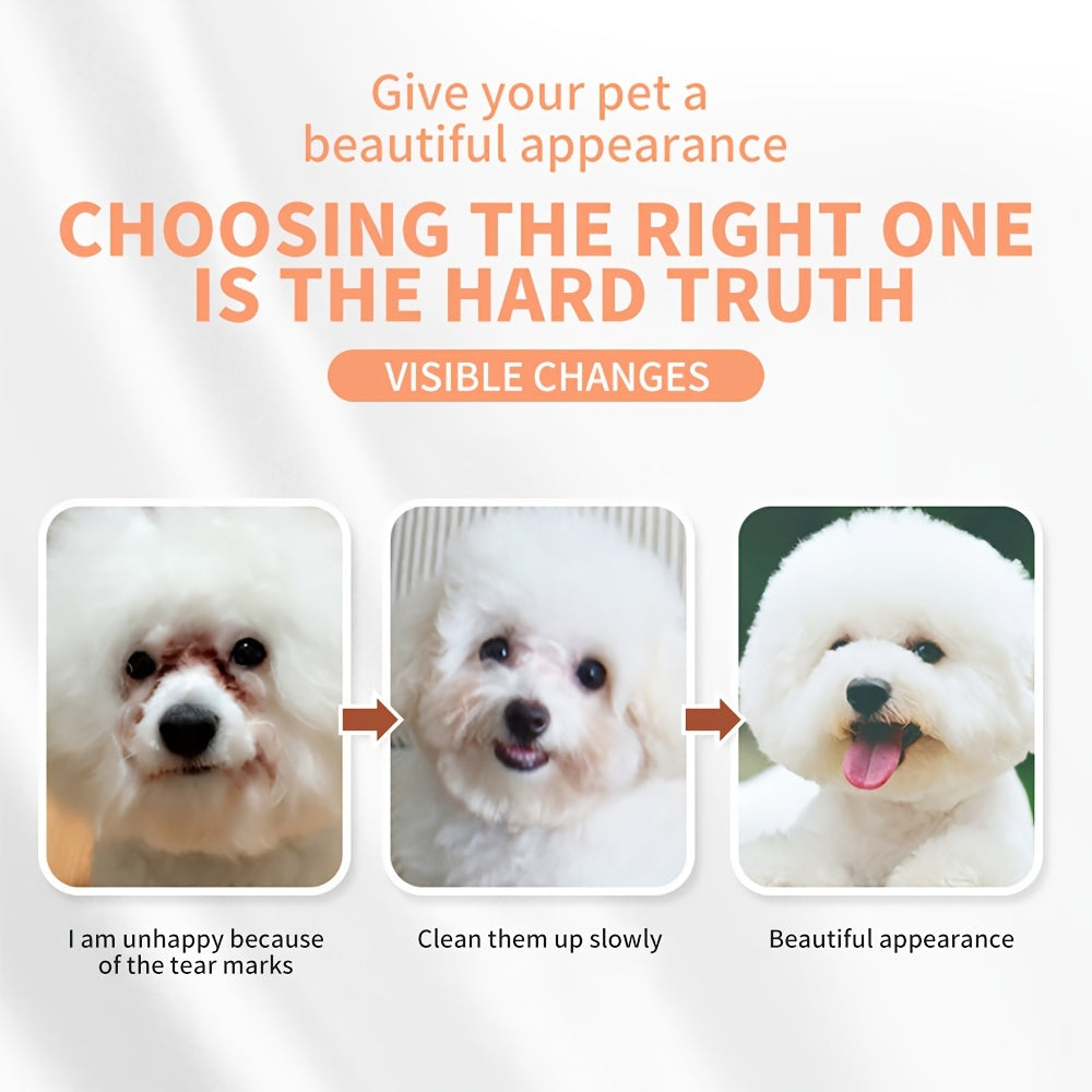 1oz Pet Tear Stain Care Balm for Dogs and Cats Gentle Eye Cleaning