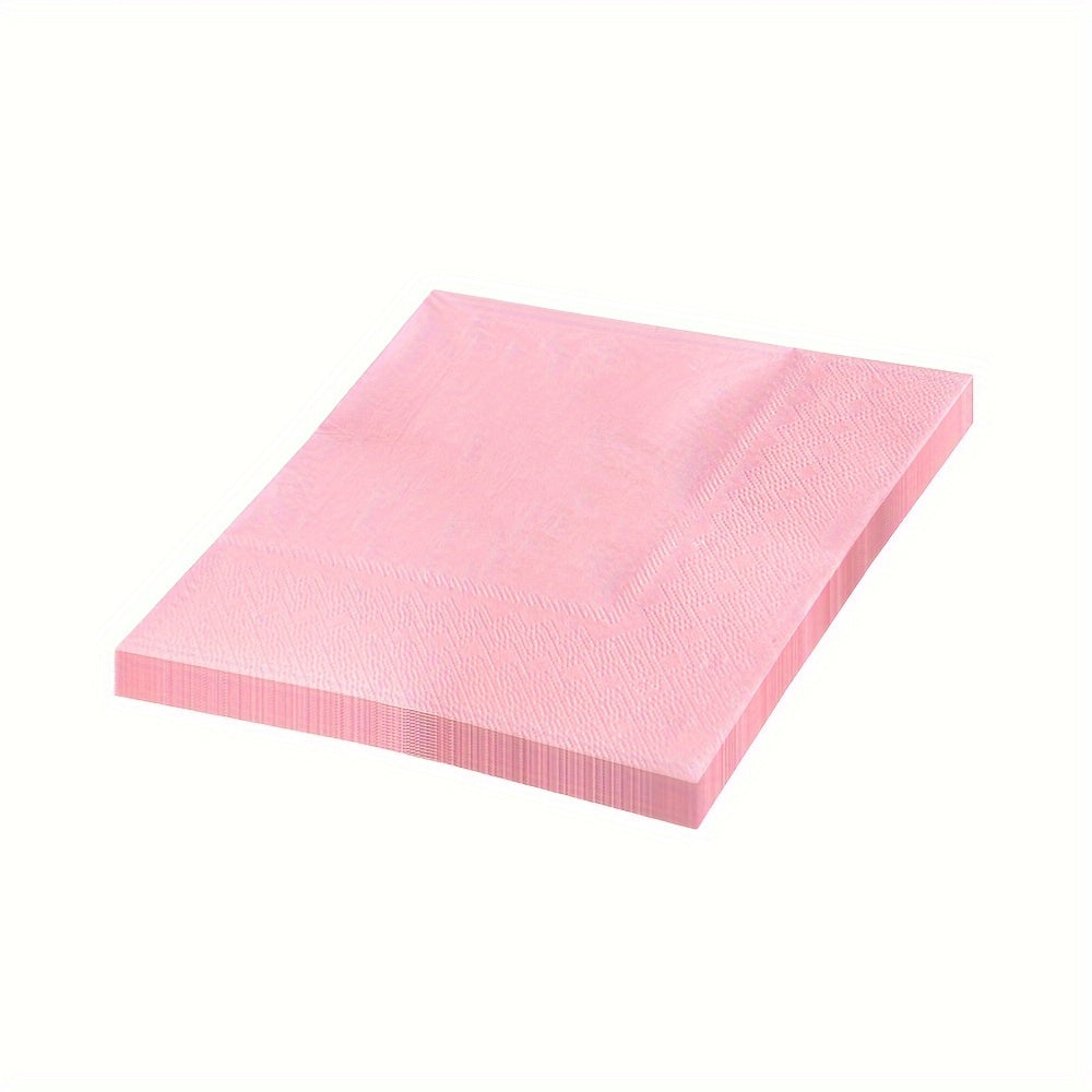 Bir martalik pushti qog'oz joy matritsasi, to'rtburchak, 33 sm, to'ylar, partiyalar, tug'ilgan kunlar uchun, 20 ta paket