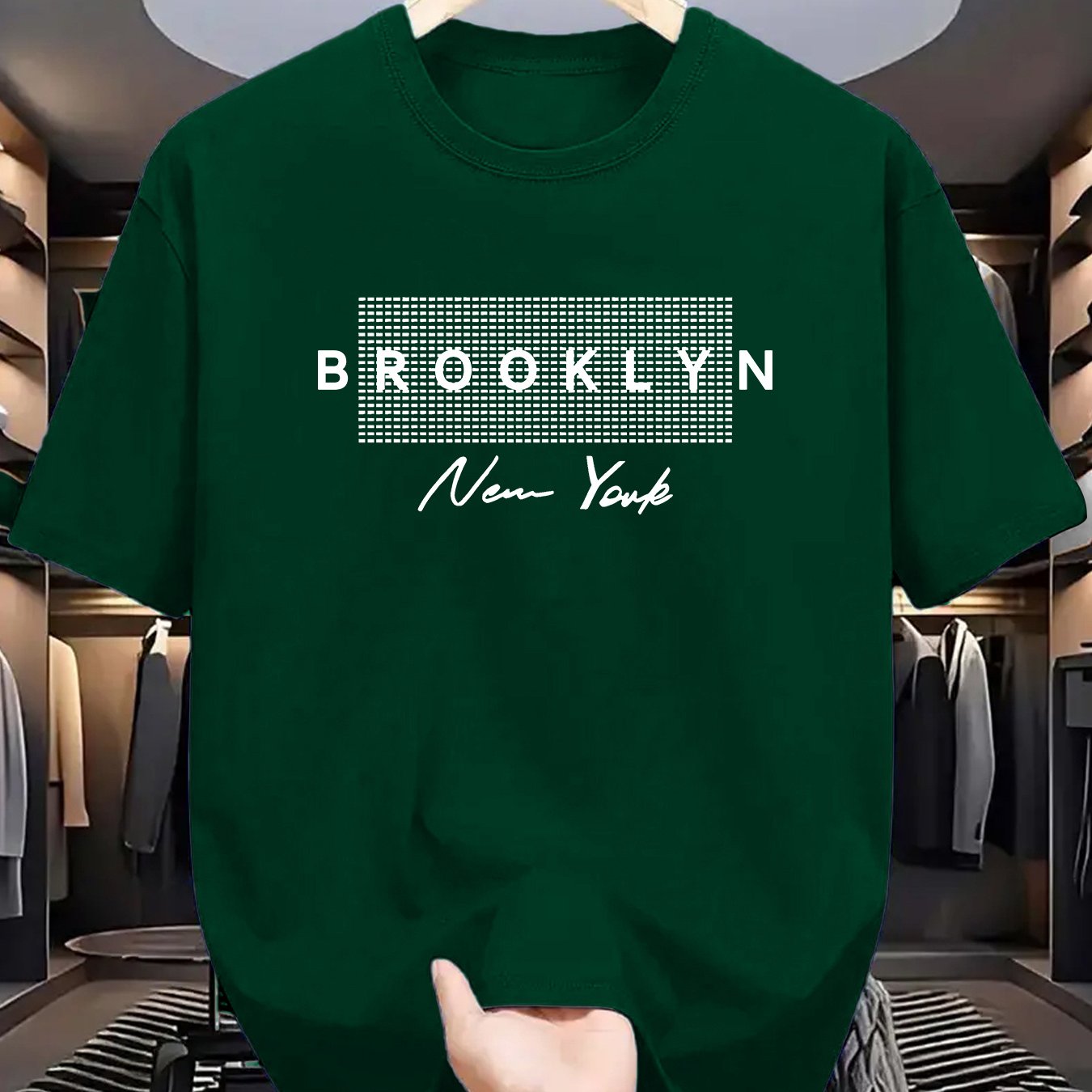 Camiseta de manga larga negra para hombre, de poliéster, con patrón geométrico, verano, casual, ajuste regular