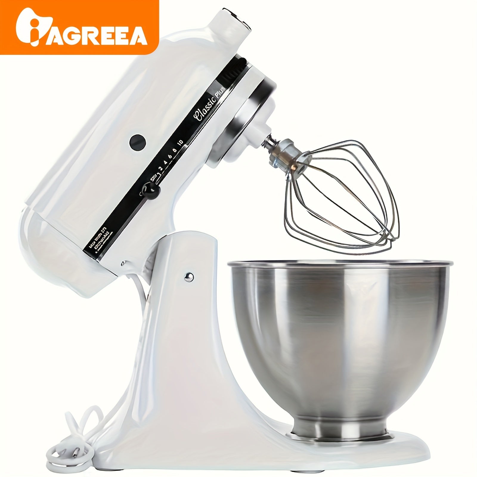 Accesorio batidor de alambre para batidora de pie de 4.5QT, batidor de acero inoxidable para huevos y harina