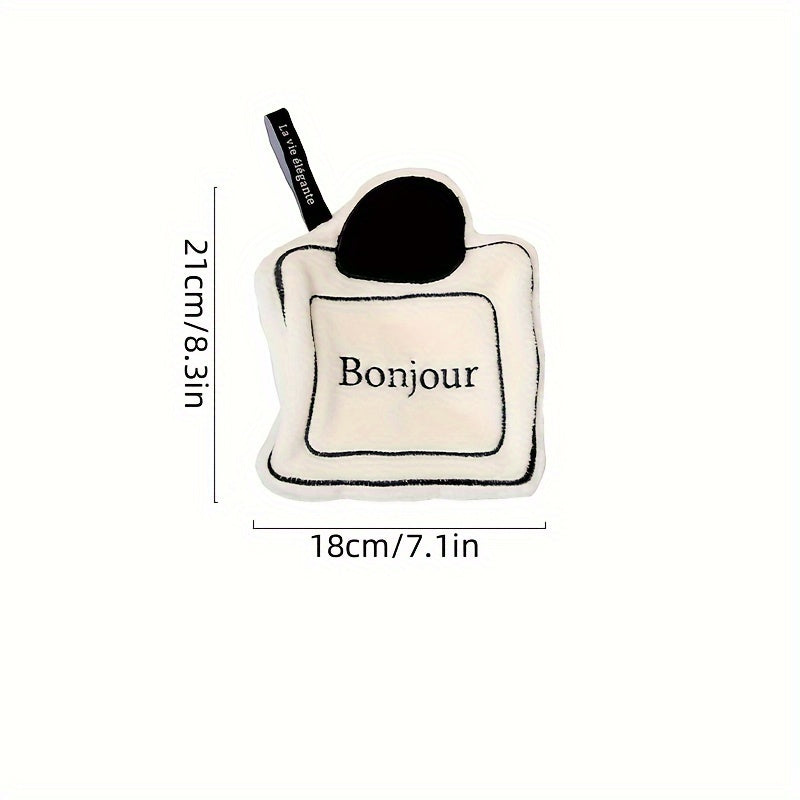 Yumshoq, tez quriydigan kameliya qo'l sochiq, parfyum shishasi dizayni bilan, oshxona va hammom uchun super singdiruvchi mikrofiber materialidan tayyorlangan.