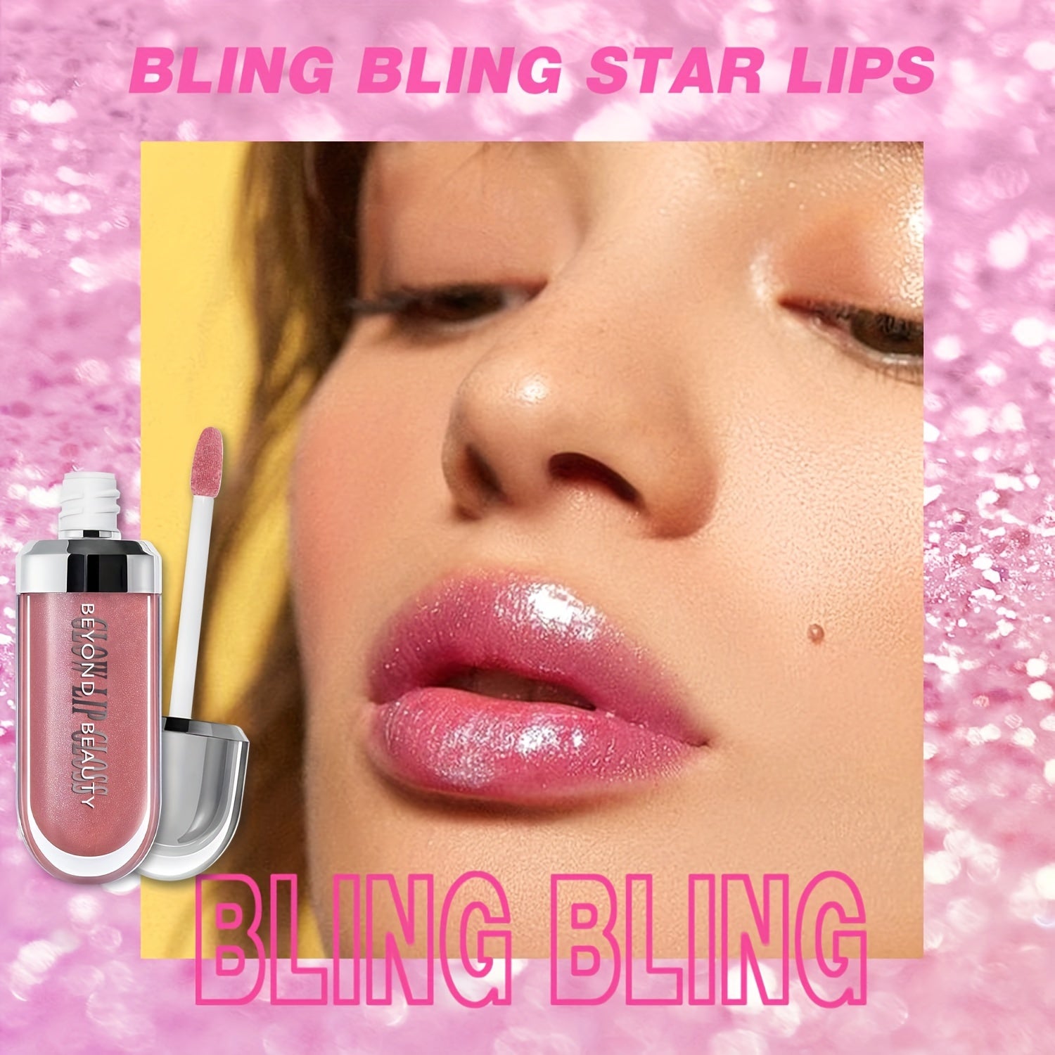 Moisturizing Lip Gloss for Adults Shimmering Liquid Lip Shine with Nourishing Effect