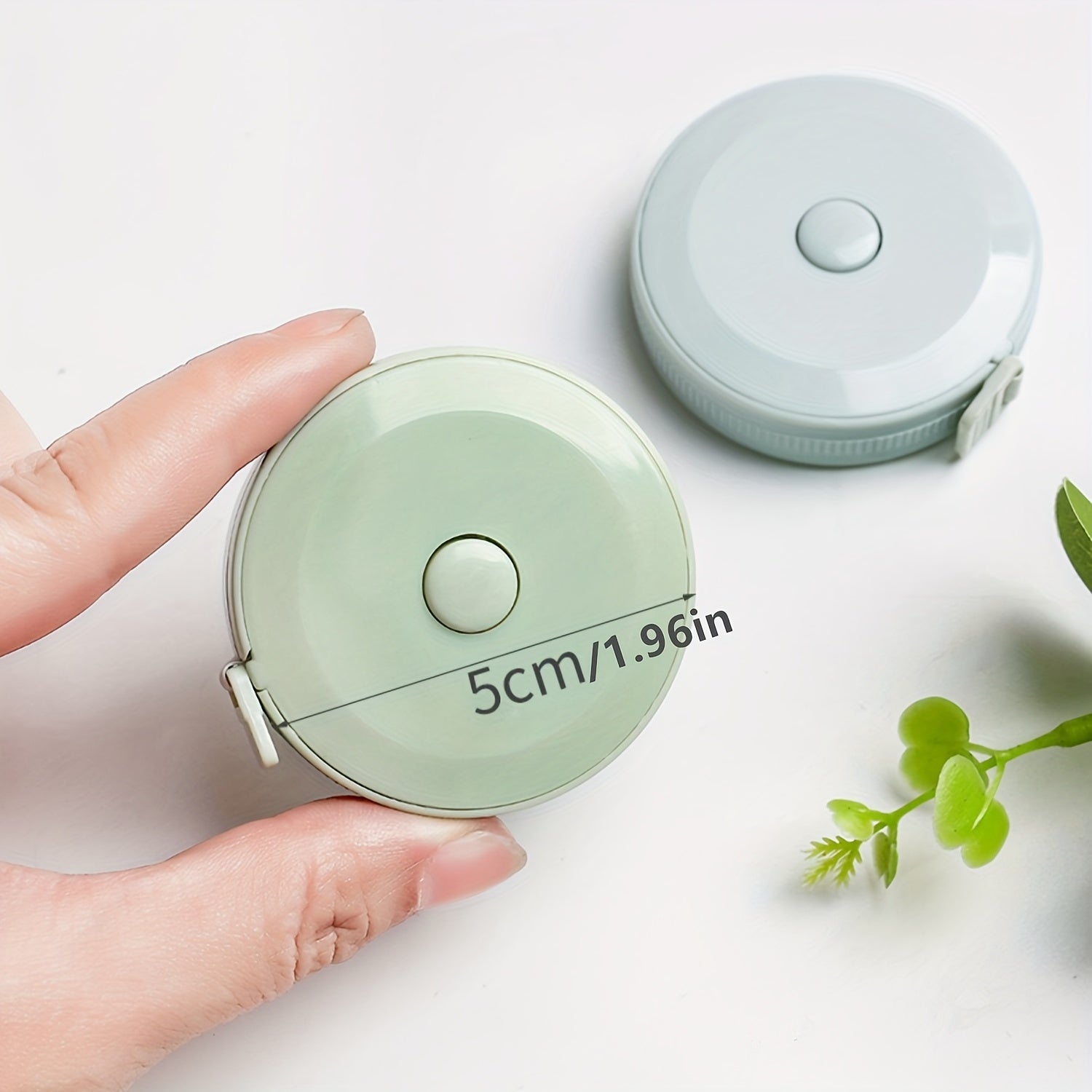 Mini Tape Measure for Adults - Compact Portable 59 Inch Scale in Pink Blue Green