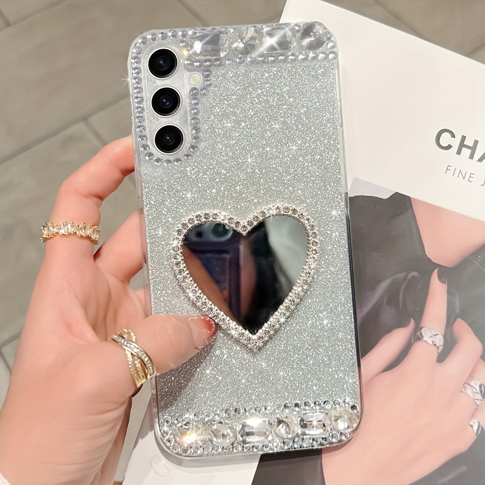 Handmade Crystal Diamond Phone Case for Samsung Galaxy and iPhone Models