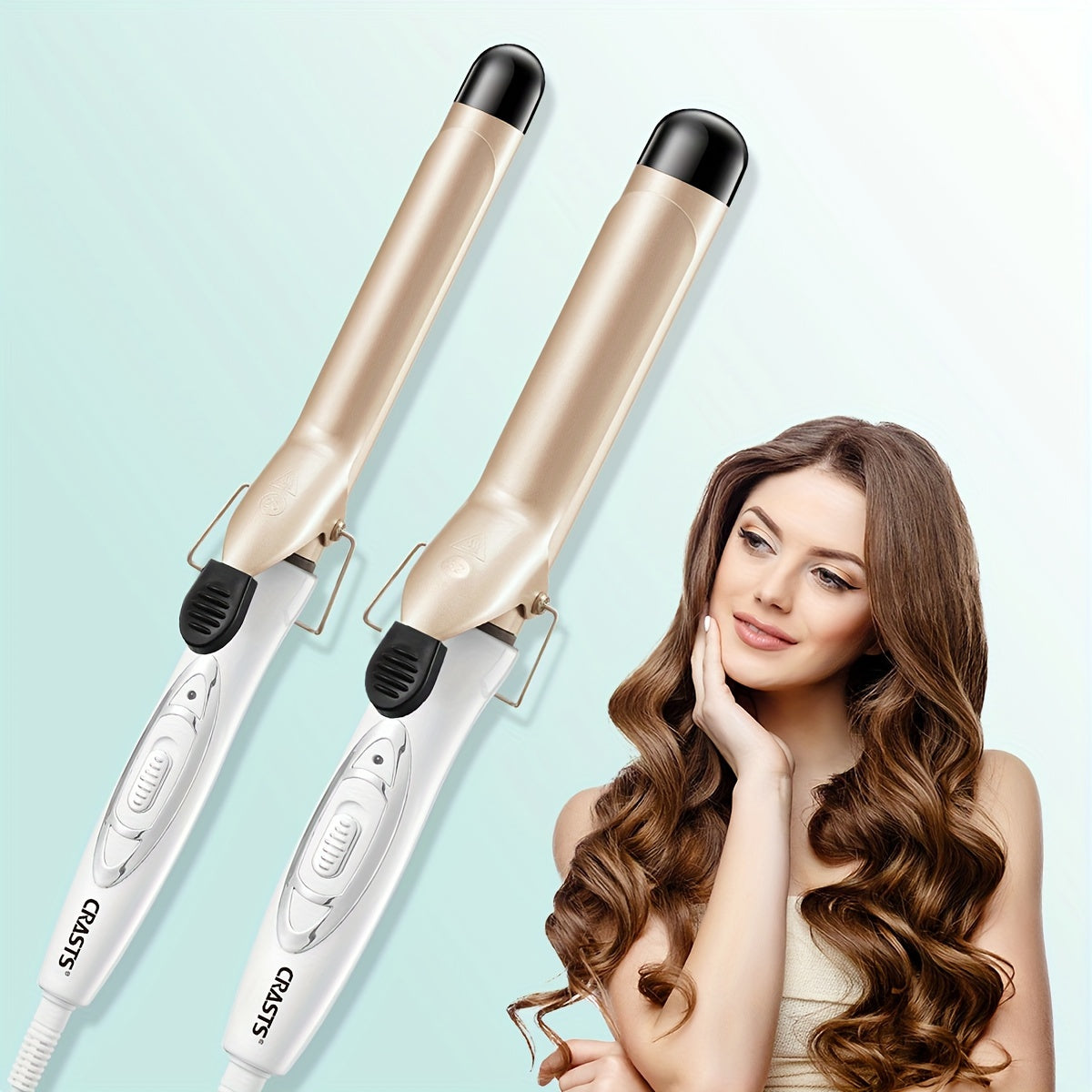 Negative Ion Hair Curler Volumizing Wand 32mm 25mm Dry Hair Automatic Curling
