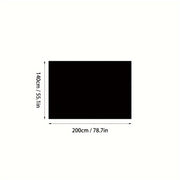 Shaggy Area Rug 200cm x 78.7in Polyester Indoor Living Bedroom Carpet