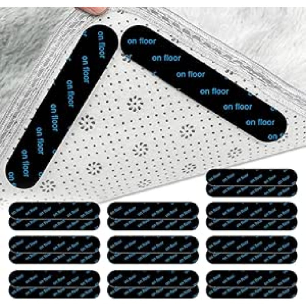 Reusable PET Non-Slip Carpet Adhesive Strips for Rugs and Floors