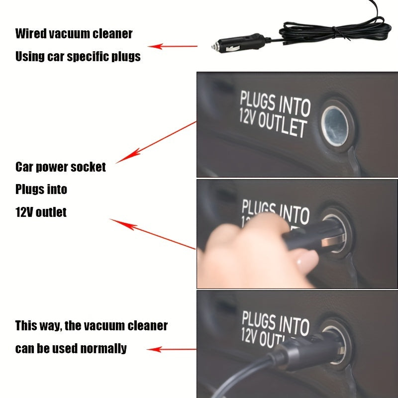 Портативный ручной автомобильный пылесос мощностью высокой мощности для настольной очистки