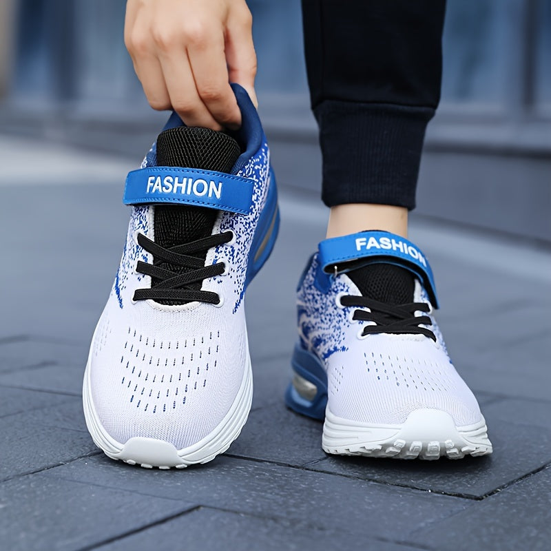 Детские сетчатые кроссовки для мальчиков и девочек, дышащие, противоскользящие, прочные, для бега и повседневной носки