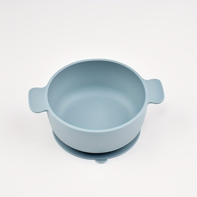 Silicone Feeding Bowl for Kids with Suction Cup Microwave Safe Dishwasher Safe