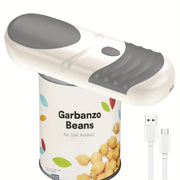 Mini Electric Can Opener USB Rechargeable One-Touch Automatic Safe for Seniors