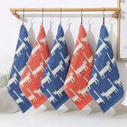 Cartoon Cat Cotton Bath Towels in Various Sizes for Bathroom and Christmas Gifts