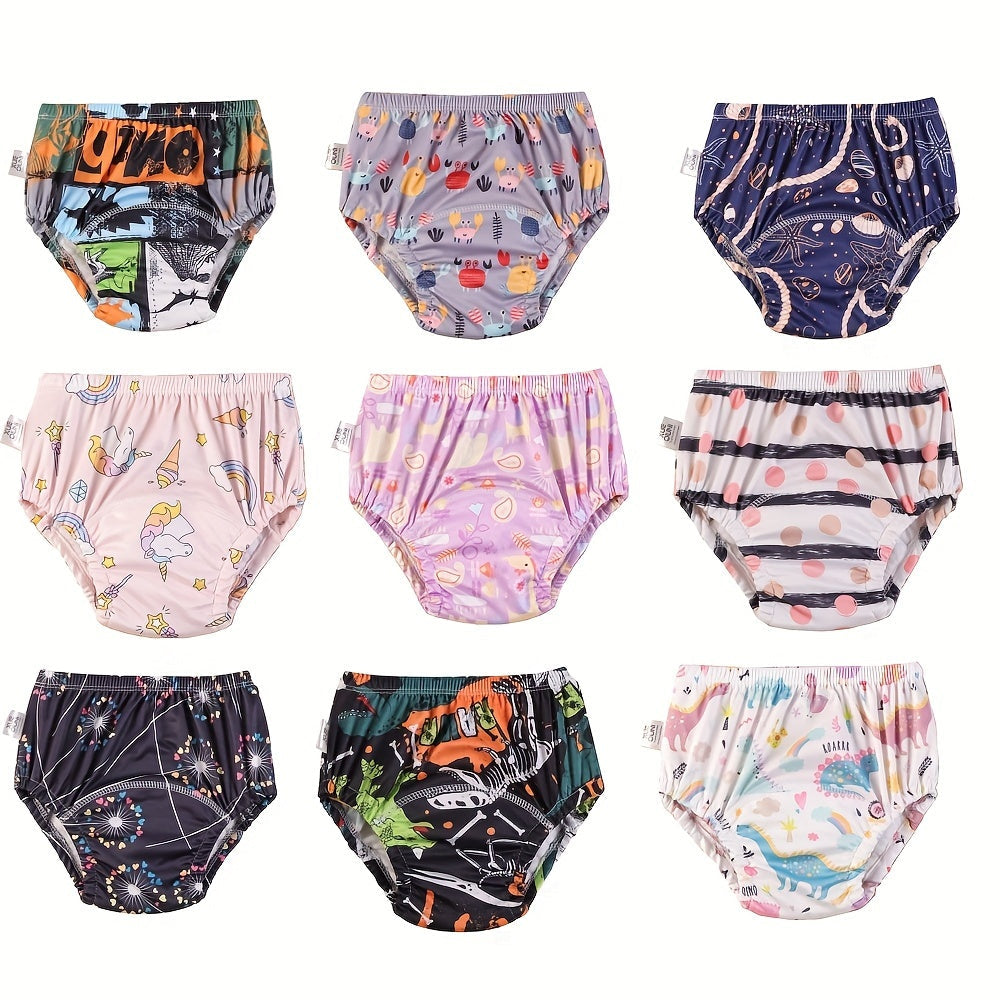 Training Diapers for Boys and Girls 4/5 Pack Breathable Polyester Knit Fabric