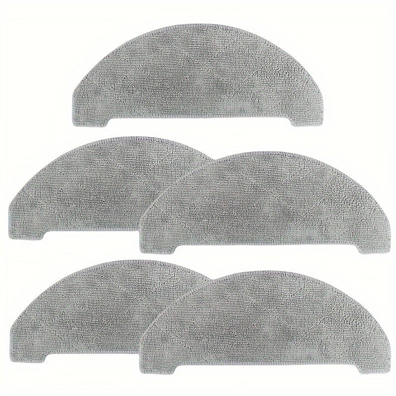 Set of 5 Washable Mop Cloths for Vacuum Cleaners, Floor Care Accessories