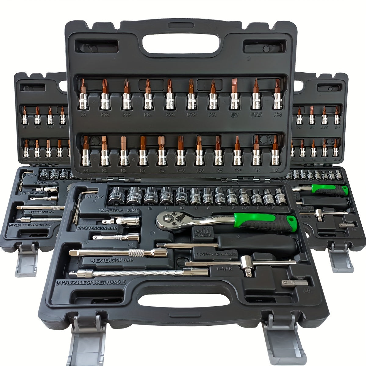 46/121 Piece Sleeve Repair Kit Steel Durable Compact Tool Set
