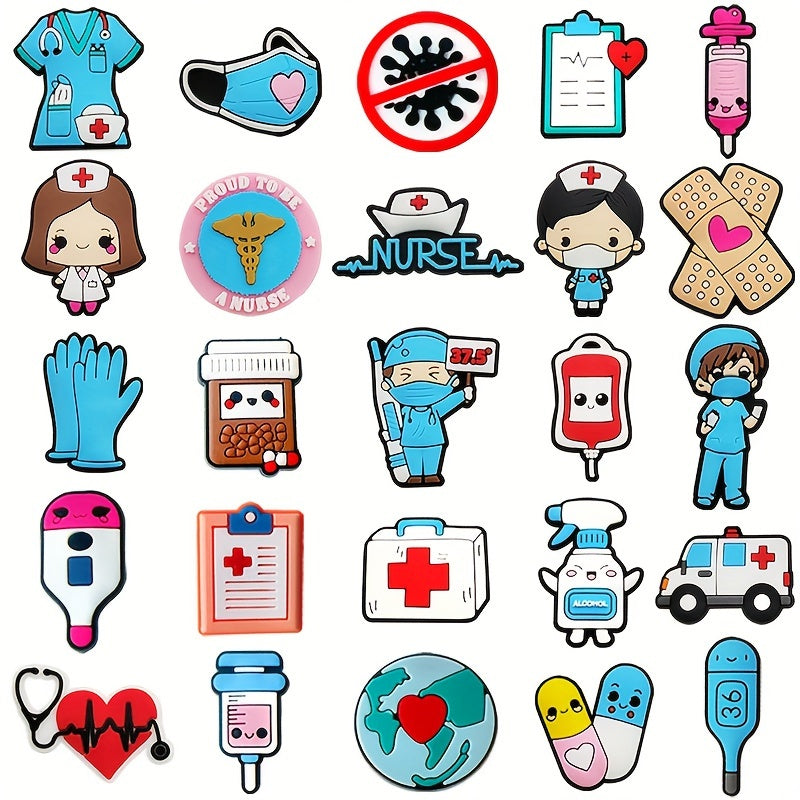 25pcs Medical Series Nurse Accessories Bandages Uniforms for Healthcare Professionals